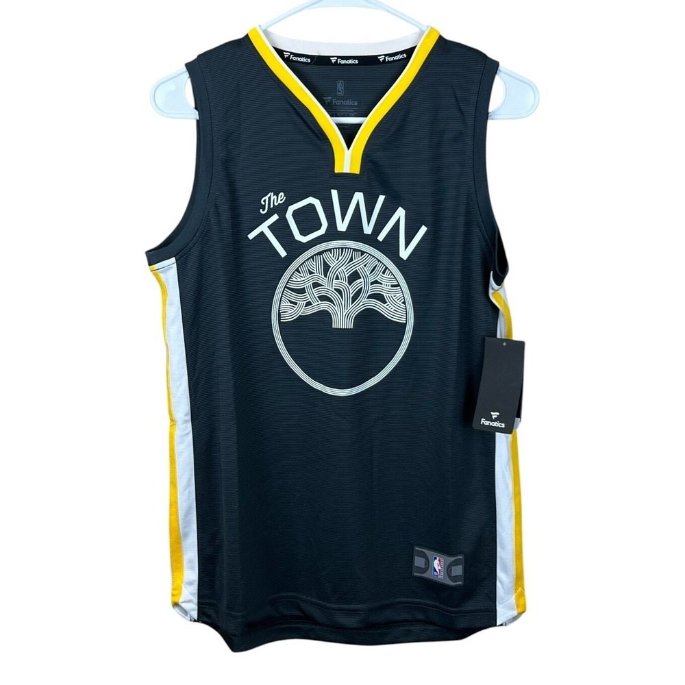 Fanatics Golden State Warriors Jersey‎ Sz. Youth Large YL The TOWN NBA NWT